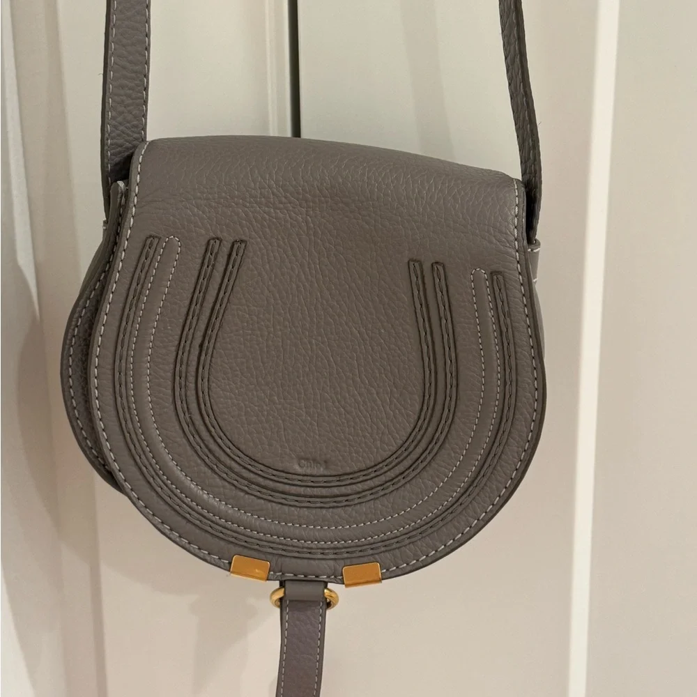 Chloe - Marcie Small Crossbody Bag - Gray - Pre-Owned - Plz Check Pics - Picture 2 of 16